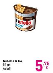 Nutella & Go 52 gr image