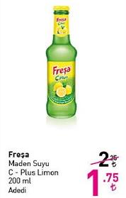 Freşa Maden Suyu C - Plus Limon 200 ml image