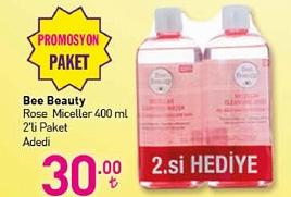 Bee Beauty Rose Micellar 400 ml 2'li Paket image