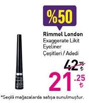 Rimmel London Exaggerate Likit Eyeliner Çeşitleri / Adedi image