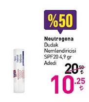 Neutrogena Dudak Nemlendiricisi SPF20 4,9 gr image