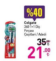 Colgate 360 1+1 Diş Fırçası Çeşitleri / Adedi image