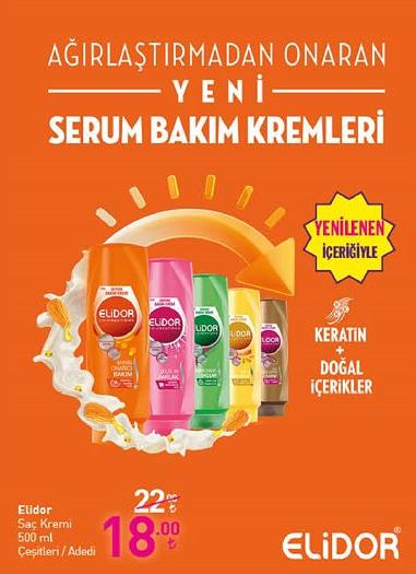 Elidor Saç Kremi 500 ml Çeşitleri / Adedi image