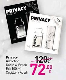 Privacy Addıctıon Kadın & Erkek Edt 100 ml Çeşitleri / Adedi image