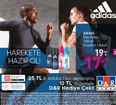 Adidas Deo Sprey 150 ml Çeşitleri / Adedi image