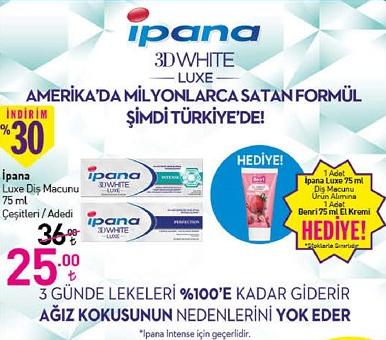 İpana Luxe Diş Macunu 75 ml Çeşitleri / Adedi image