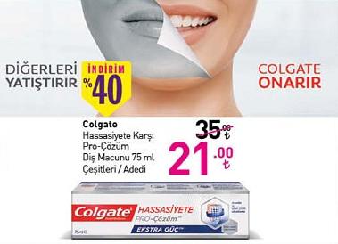 Colgate Hassasiyete Karşı Pro-Çözüm Diş Macunu 75 ml Çeşitleri / Adedi image