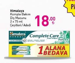 Himalaya Komple Bakım Diş Macunu 2 x 75 ml Çeşitleri / Adedi image