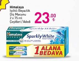 Himalaya Işıltılı Beyazlık Diş Macunu 2 x 75 ml Çeşitleri / Adedi image