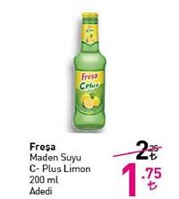 Freşa Maden Suyu C-Plus Limon 200 ml image