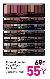 Rimmel London Magnif'Eyes Far Paleti Çeşitleri / Adedi image