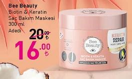 Bee Beauty Biotin Keratin Sac Bakim Maskesi 300 Ml Indirimde Market