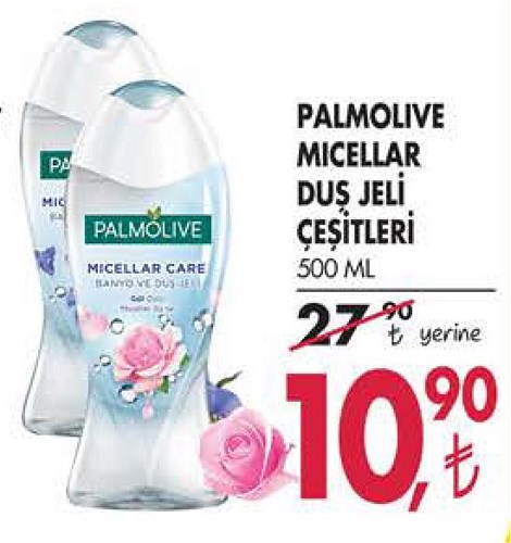 Palmolive Micellar Duş Jeli Çeşitleri 500 ml image