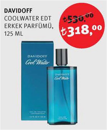 Davidoff Cool Water Edt Erkek Parfümü 125 ml image