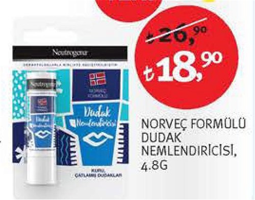 Neutrogena Norveç Formülü Dudak Nemlendiricisi 4,8 g image