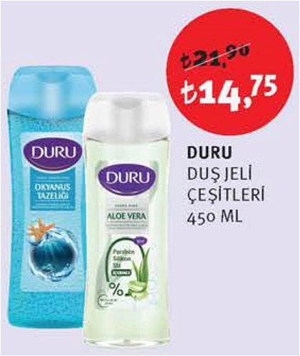 Duru Duş Jeli Çeşitleri 450 ml image