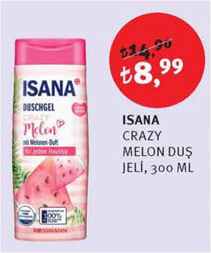 Isana Crazy Melon Duş Jeli 300 ml image