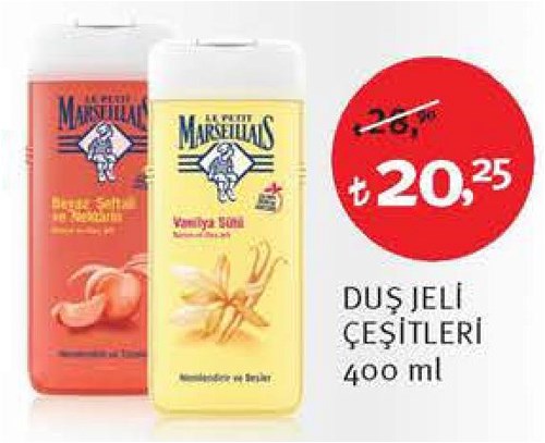 Le Petit Marseillais Duş Jeli Çeşitleri 400 ml image