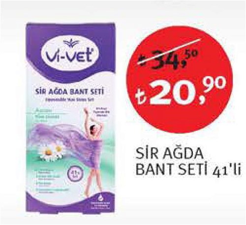 Vi-Vet Sir Ağda Bant Seti 41'li image