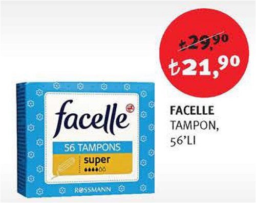 Facelle Tampon 56'lı image