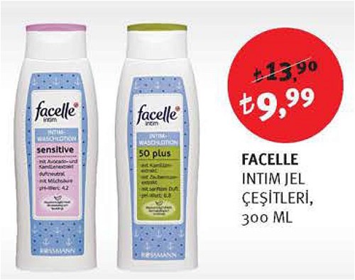 Facelle Intım Jel Çeşitleri 300 ml image