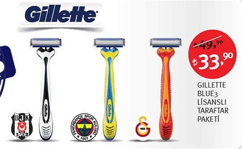 Gillette Blue3 Lisanslı Taraftar Paketi image