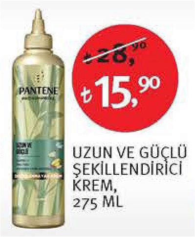 Pantene Uzun ve Güçlü Şekillendirici Krem 275 ml image