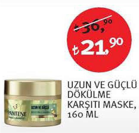 Pantene Uzun ve Güçlü Dökülme Karşıtı Maske 160 ml image