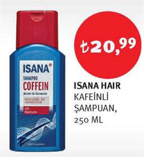 Isana Hair Kafeinli Şampuan 250 ml image