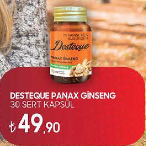 Desteque Panax Ginseng 30 Sert Kapsül image