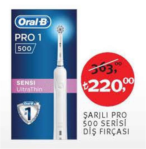 Oral-B Şarjlı Pro 500 Serisi Diş Fırçası image