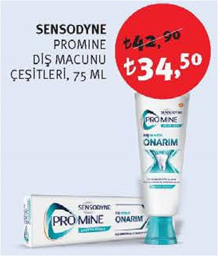 Sensodyne Promine Diş Macunu Çeşitleri 75 ml image