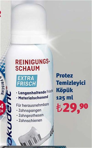 Prokudent Protez Temizleyici Köpük 125 ml image