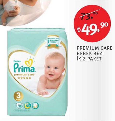 Prima Premium Care Bebek Bezi İkiz Paket image