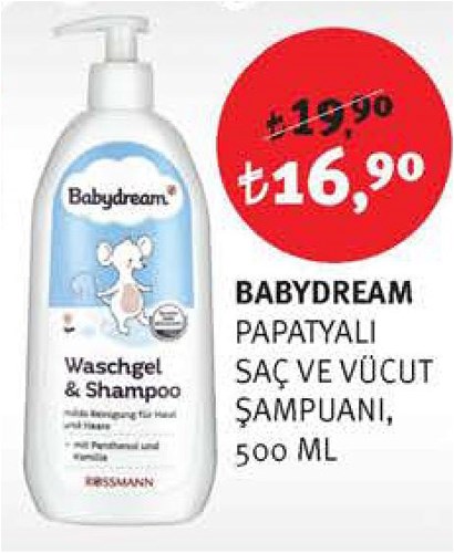 Babydream Papatyalı Saç ve Vücut Şampuanı 500 ml image