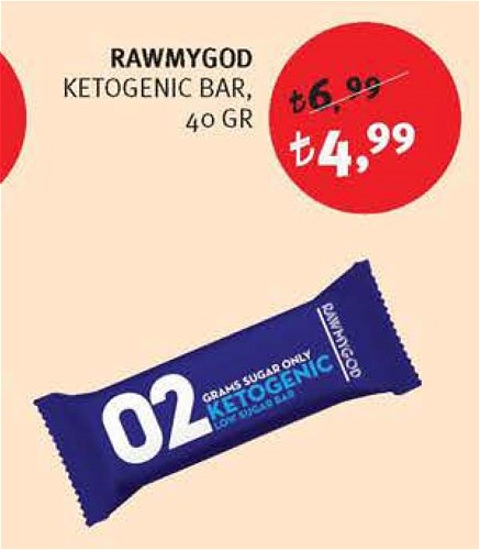 Rawmygod Ketogenic Bar 40 gr image