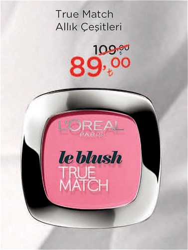 Loreal Paris True Match Allık Çeşitleri image