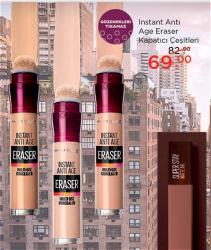 Maybelline Instant Anti Age Eraser Kapatıcı Çeşitleri image