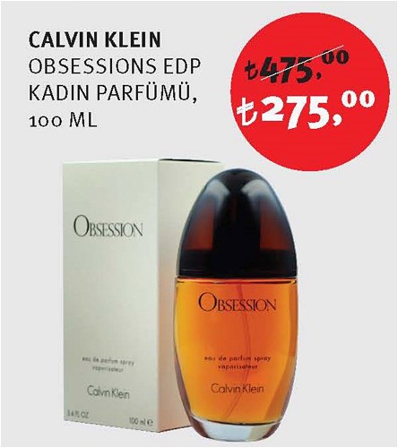 Calvin Klein Obsession Edp Kadın Parfümü 100 Ml image