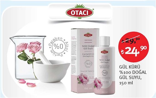 Otacı Gül Kürü %100 Doğal Gül Suyu 150 ml image