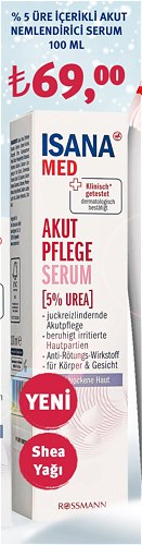 Isana Med %5 Üre İçerikli Akut Nemlendirici Serum 100 Ml image