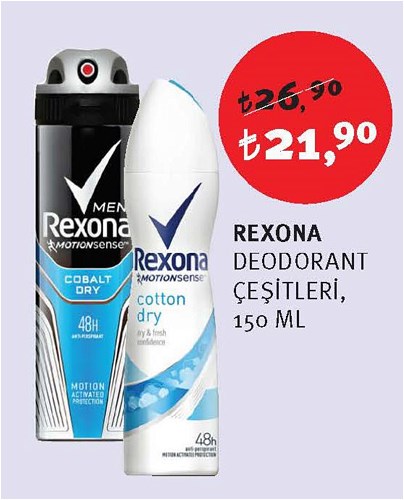 Rexona Deodorant Çeşitleri 150 Ml image