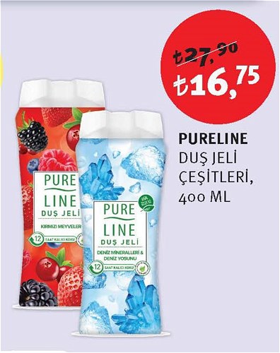 Pureline Duş Jeli Çeşitleri 400 Ml image