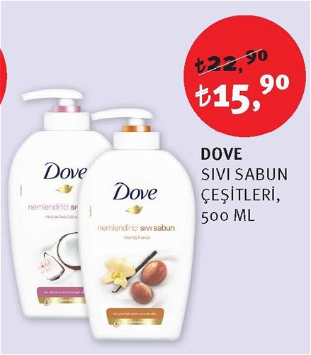 Dove Sıvı Sabun Çeşitleri 500 Ml image