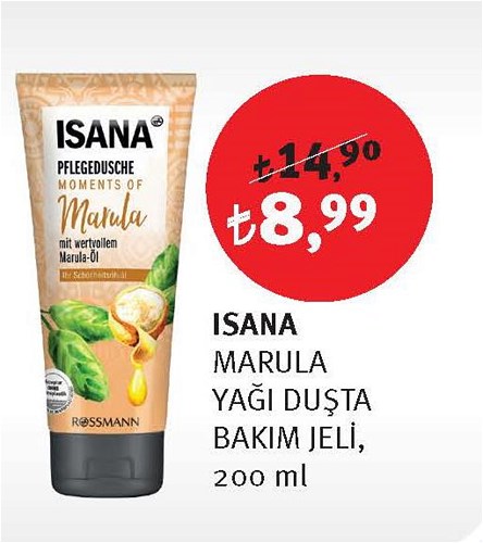 Isana Marula Yağı Duşta Bakım Jeli 200 ml image