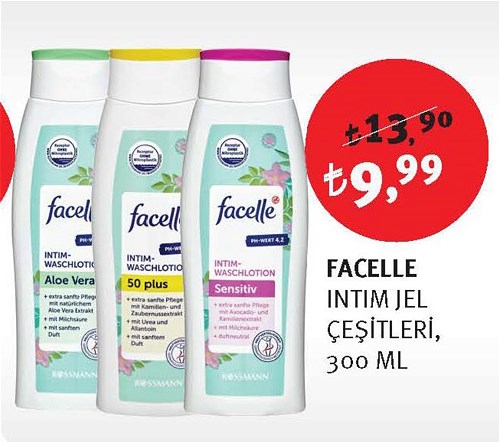 Facelle İntim Jel Çeşitleri 300 Ml image