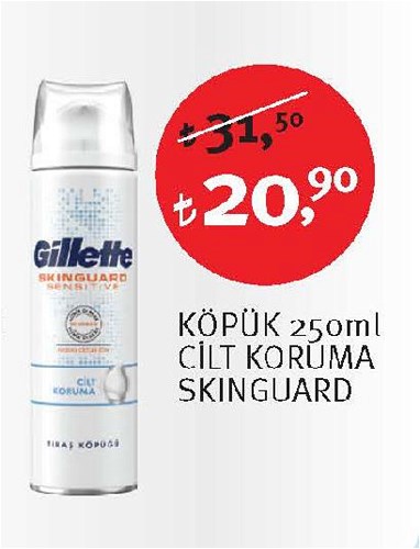 Gillette Köpük 250ml Cilt Koruma Skinguard image