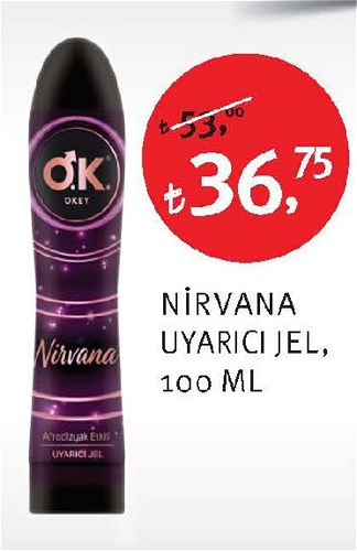 O.K. Nirvana Uyarıcı Jel 100 Ml image