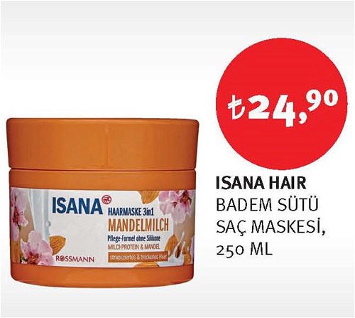 Isana Hair Badem Sütü Saç Maskesi 250 Ml image