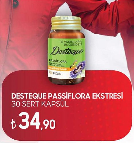 Desteque Passiflora Ekstresi 30 Sert Kapsül image